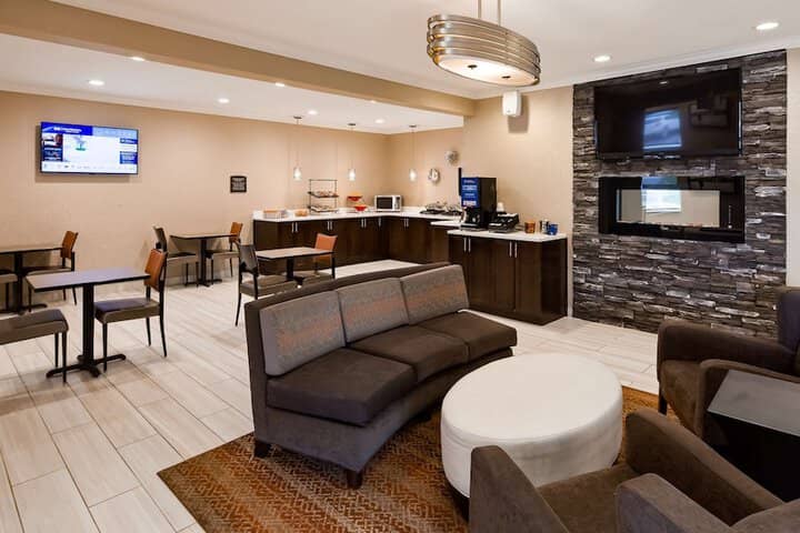 Lobby sitting area